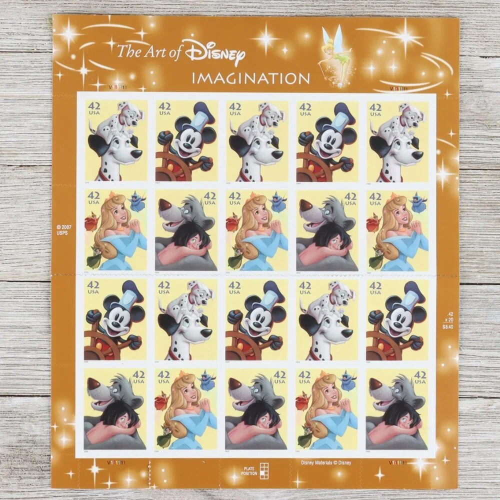 Disney Stamp Bundle NEW! Set of Two - The Art of Friendship and Imagination